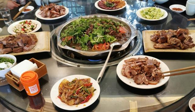 楊灣鄉周村的農家土菜:“清燒牛肉”